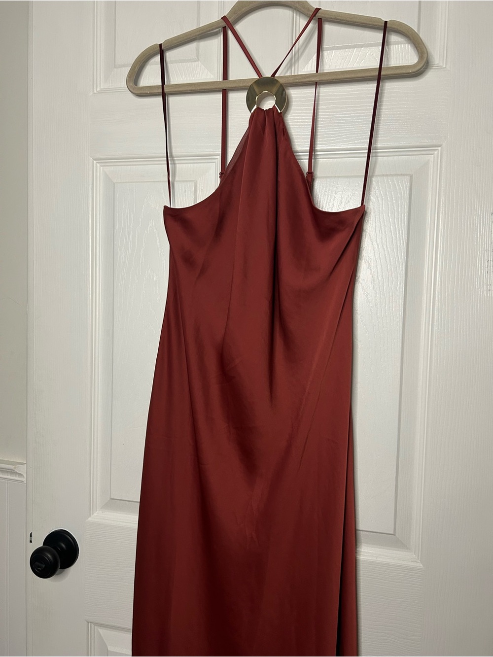 Anthropologie Veda Halter Slip Midi Dress - Picture 6 of 16